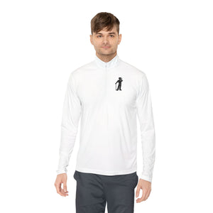 Male Golfer Quarter-Zip Pullover