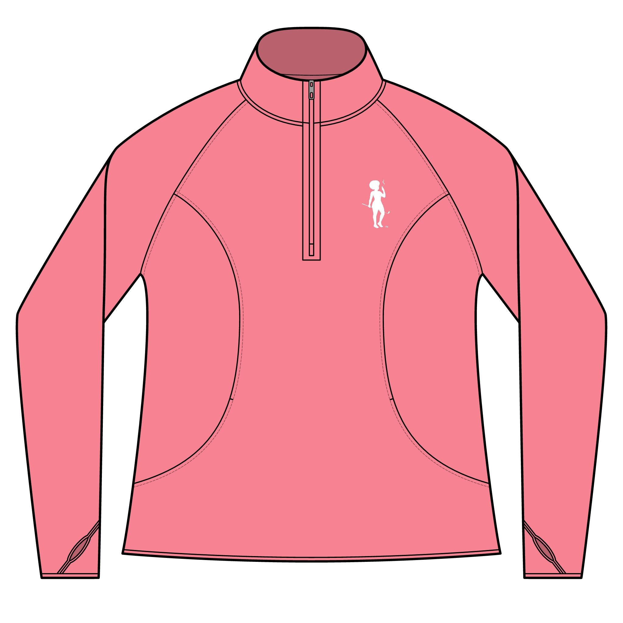 Foxy Ladies Sport-Wick Stretch Pullover - Embroidered