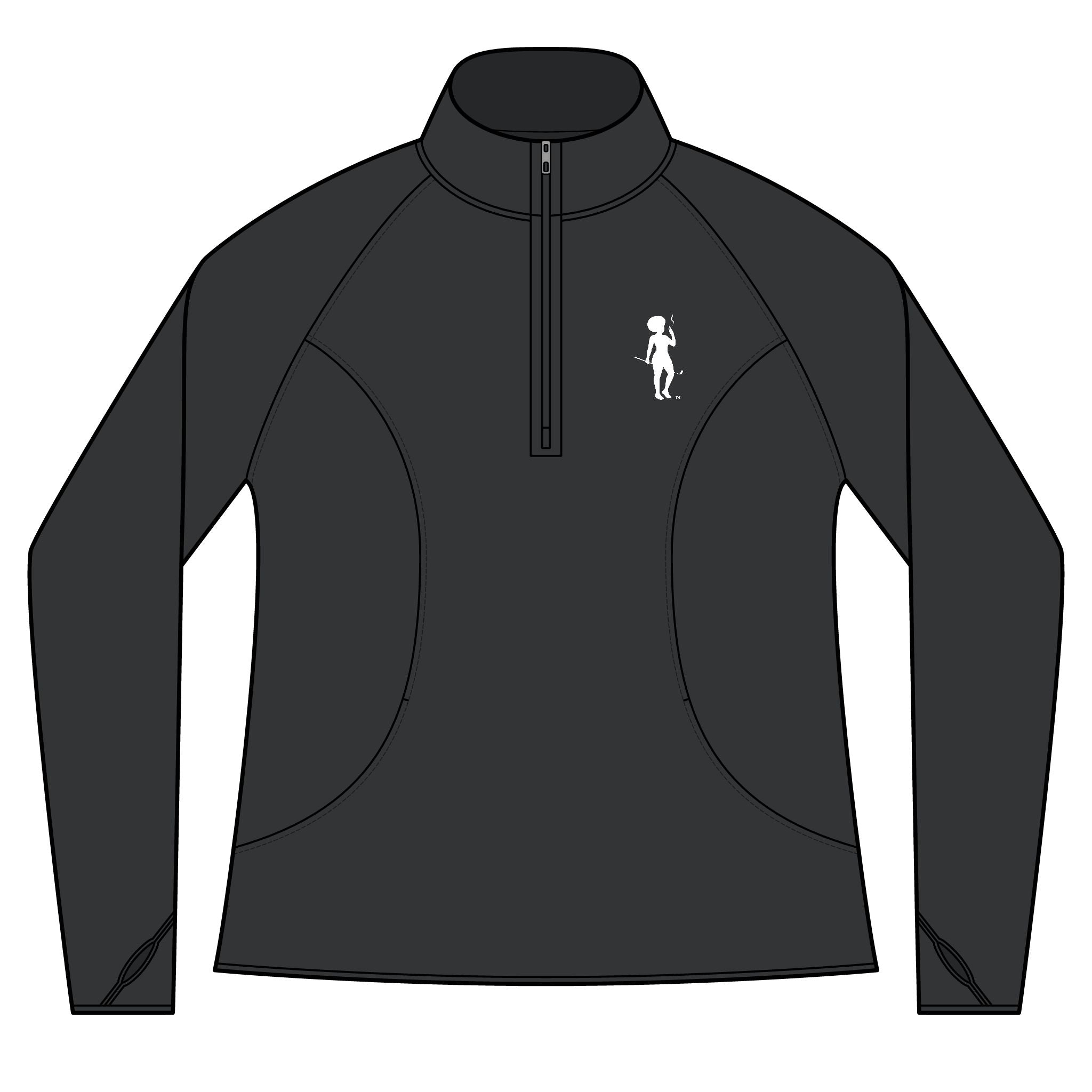 Foxy Ladies Sport-Wick Stretch Pullover - Embroidered