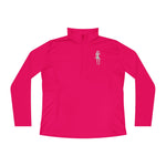 Female Golfer Ladies Quarter-Zip Pullover