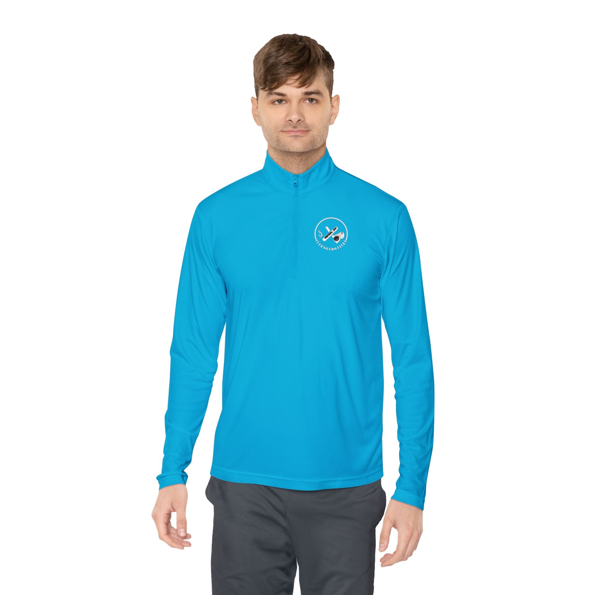 Clubs and Sticks Quarter-Zip Pullover