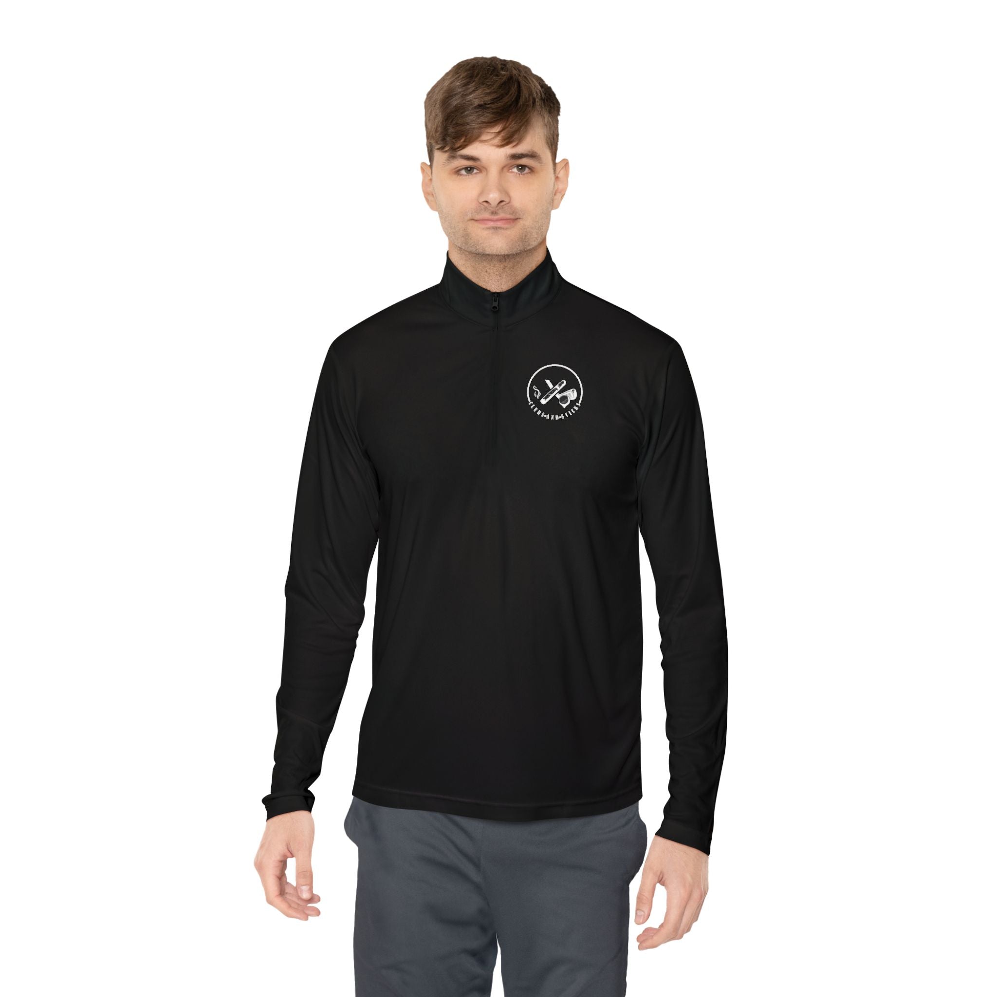 Clubs and Sticks Quarter-Zip Pullover