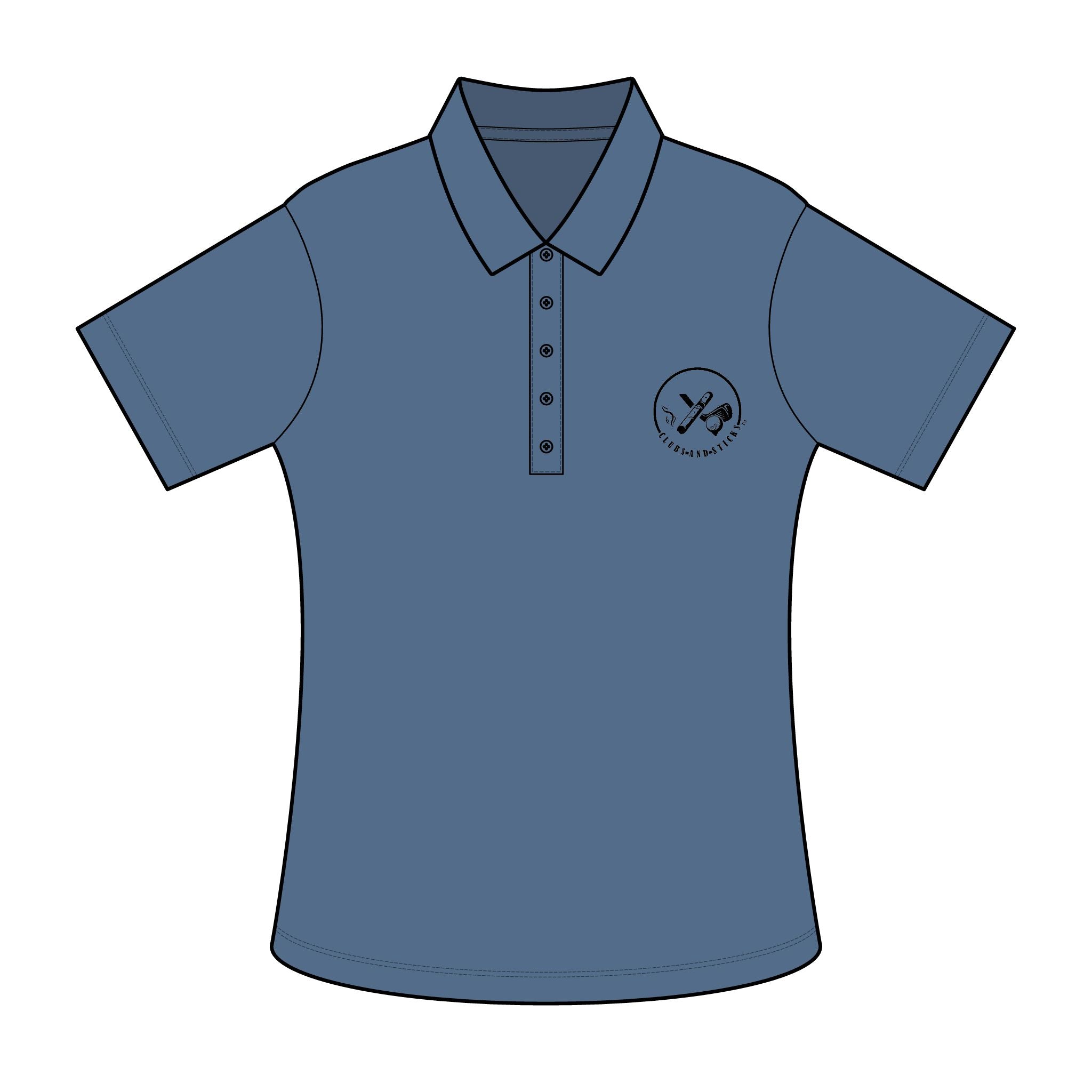 Clubs & Sticks™ Women’s Signature Polo