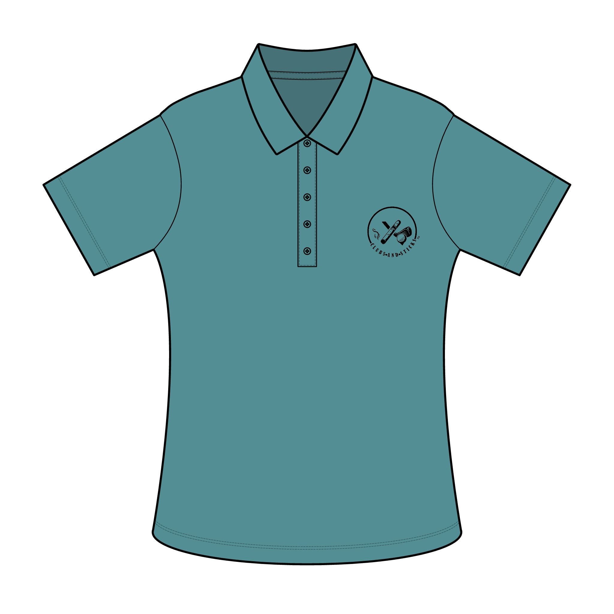 Clubs & Sticks™ Women’s Signature Polo