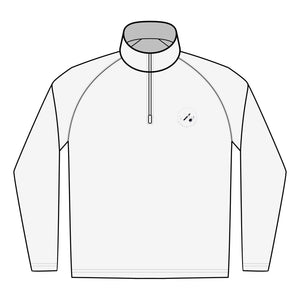Clubs & Sticks Men’s Sport-Wick Quarter-Zip EMBROIDERED Pullover – Performance & Lifestyle Wear