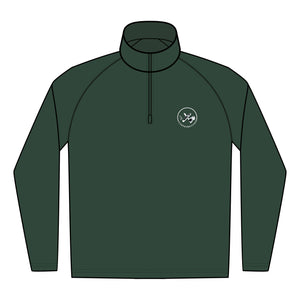 Clubs & Sticks Men’s Sport-Wick Quarter-Zip EMBROIDERED Pullover – Performance & Lifestyle Wear