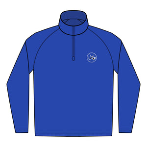 Clubs & Sticks Men’s Sport-Wick Quarter-Zip EMBROIDERED Pullover – Performance & Lifestyle Wear