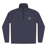 Clubs & Sticks Men’s Sport-Wick Quarter-Zip EMBROIDERED Pullover – Performance & Lifestyle Wear