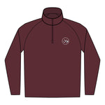 Clubs & Sticks Men’s Sport-Wick Quarter-Zip EMBROIDERED Pullover – Performance & Lifestyle Wear