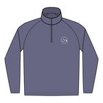 Clubs & Sticks Men’s Sport-Wick Quarter-Zip EMBROIDERED Pullover – Performance & Lifestyle Wear