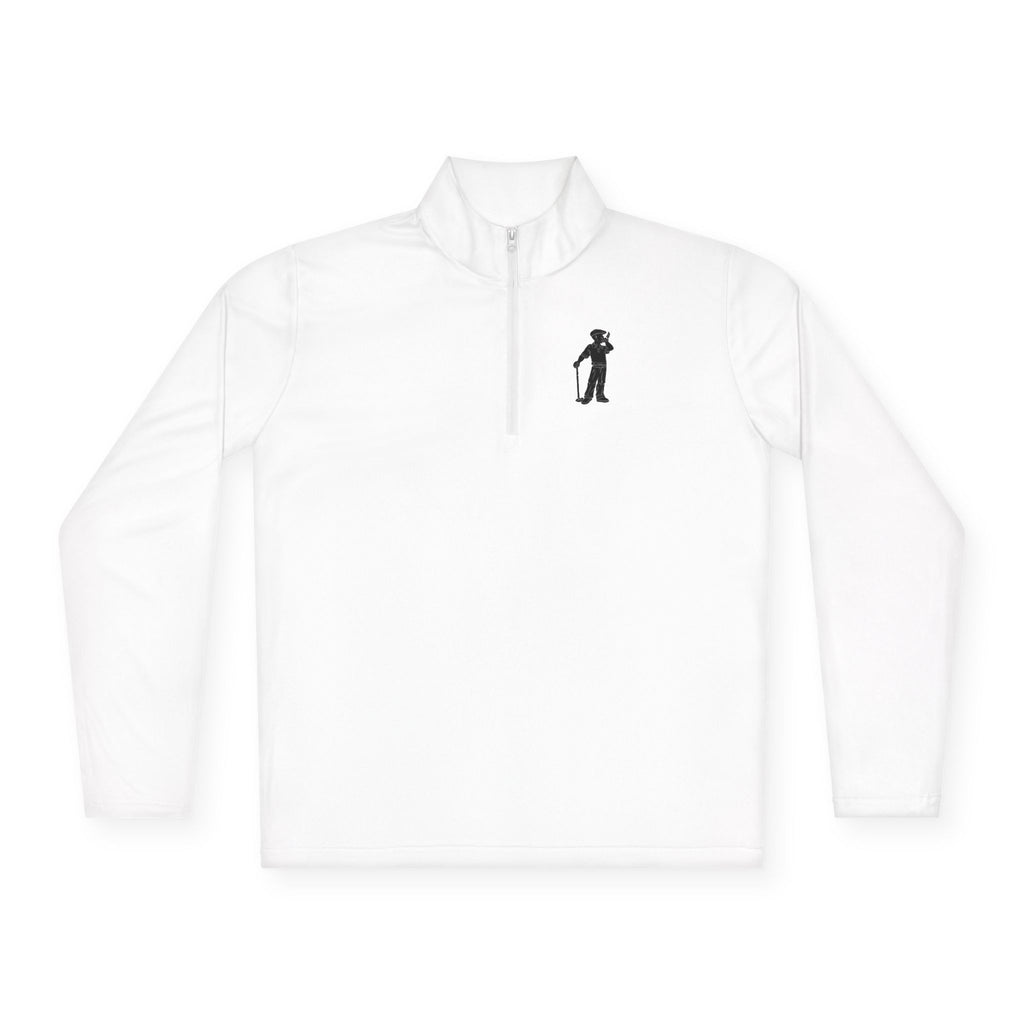 Male Golfer Quarter-Zip Pullover