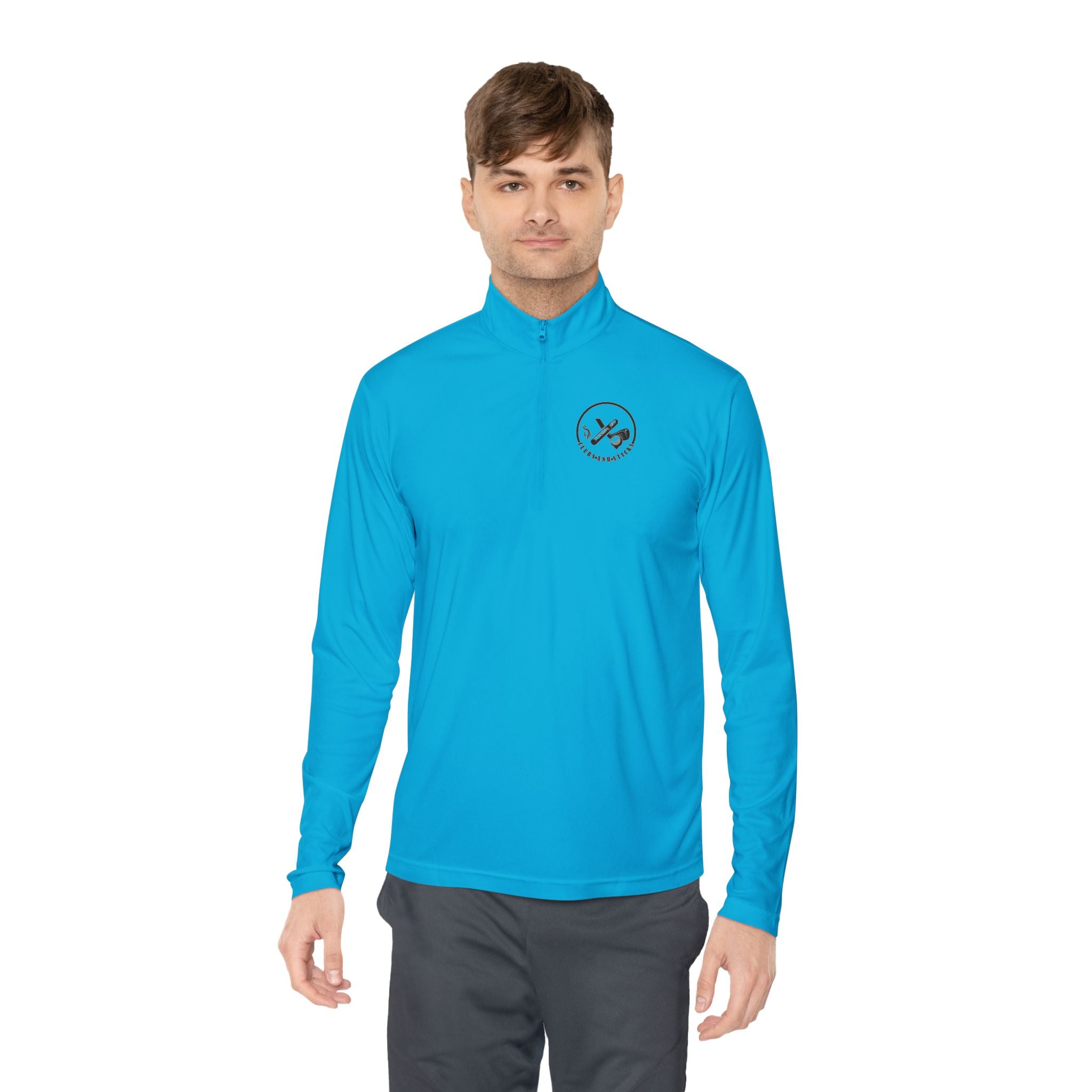 Clubs and Sticks Quarter-Zip Pullover