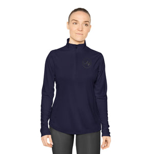 Clubs and Sticks Ladies Quarter-Zip Pullover