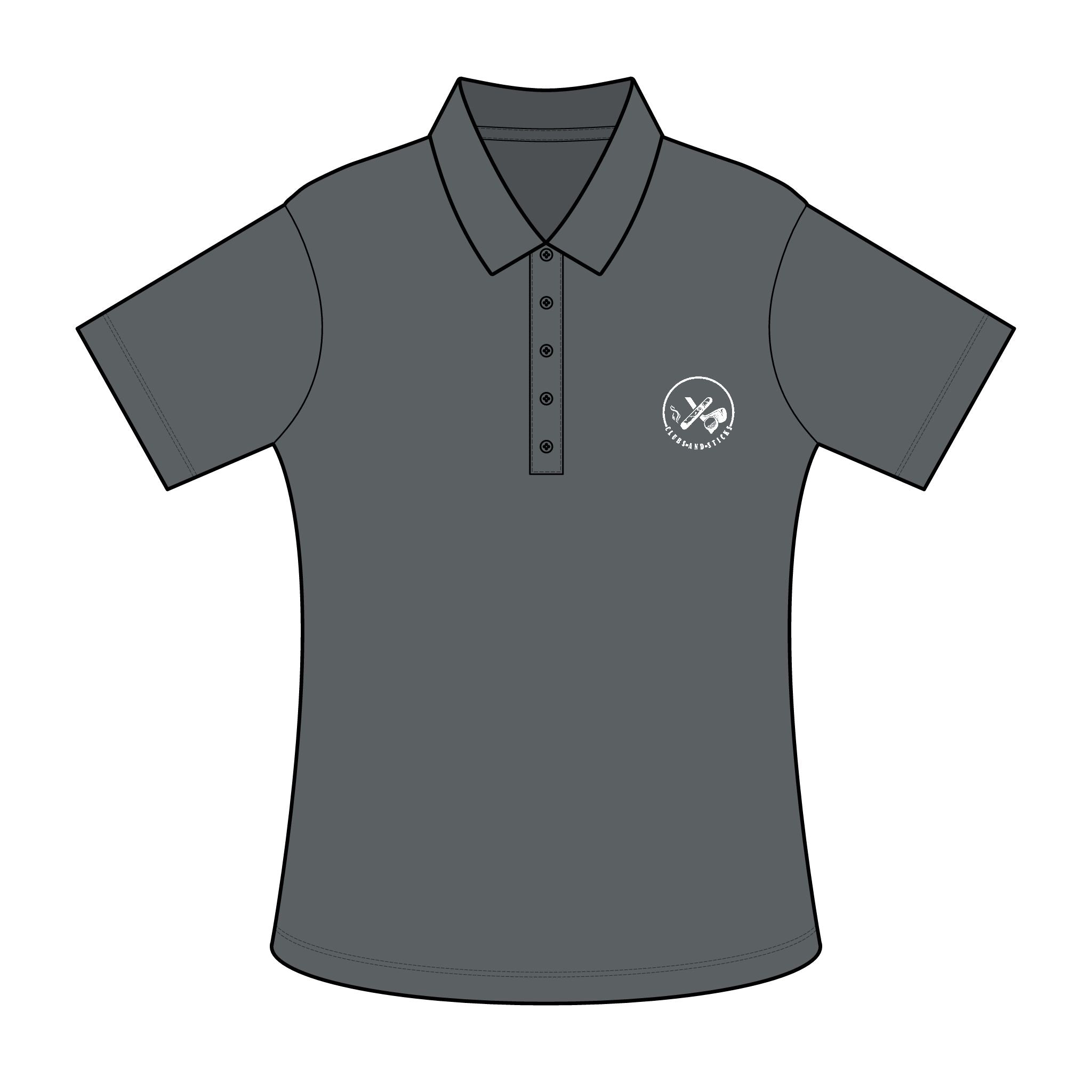 Clubs & Sticks™ Women’s Signature Polo