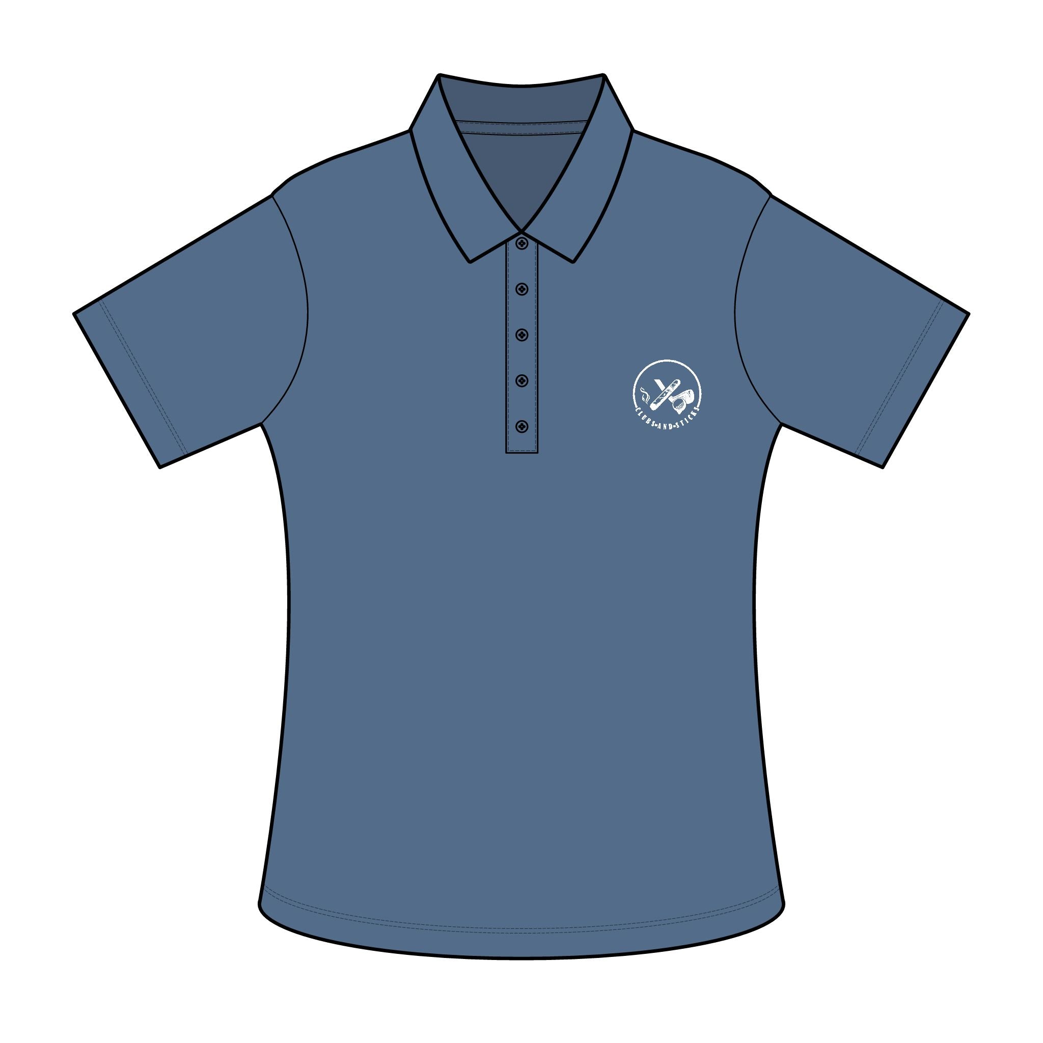 Clubs & Sticks™ Women’s Signature Polo