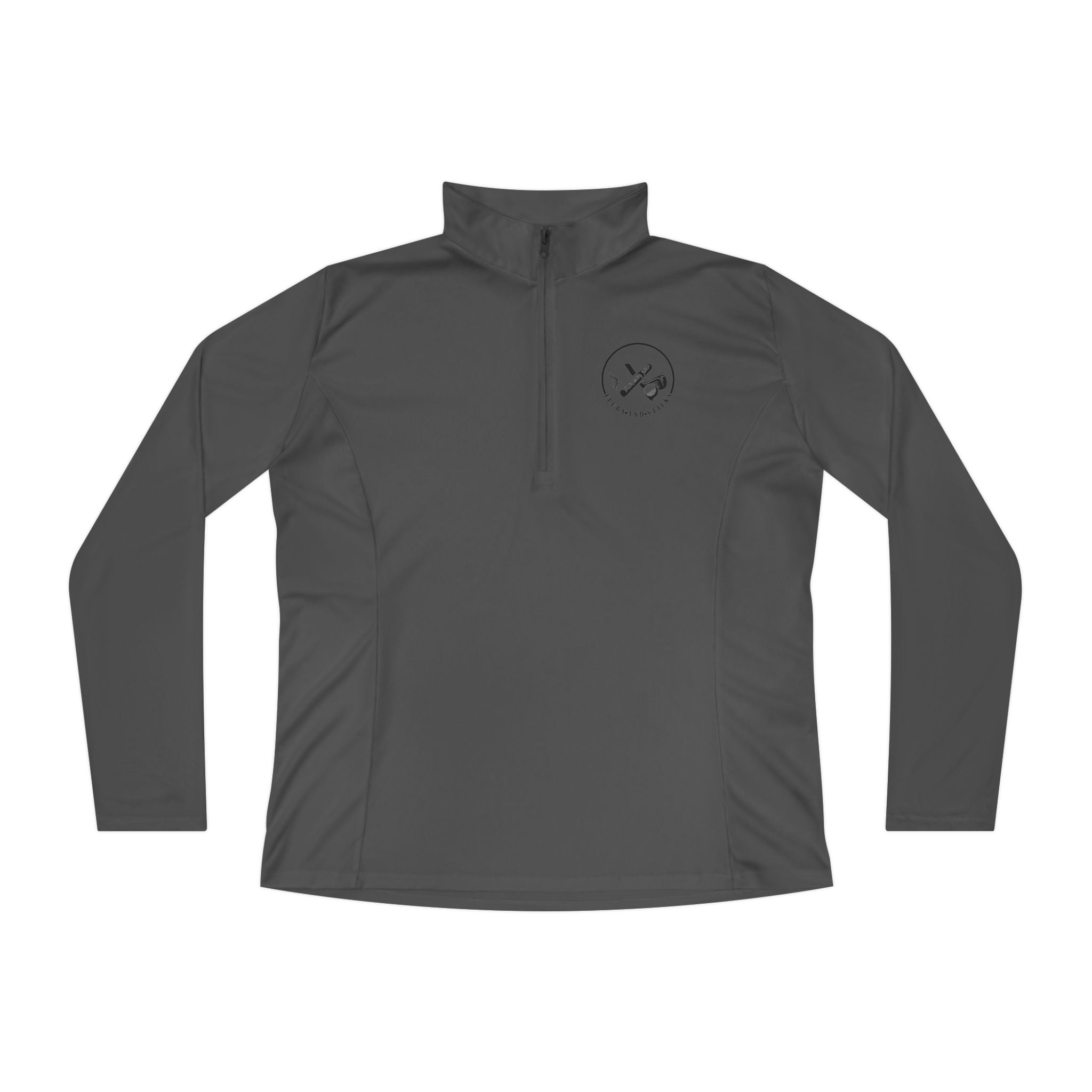 Clubs and Sticks Ladies Quarter-Zip Pullover