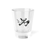Clubs and Sticks  Shot Glass – 1.5oz Barware Gift