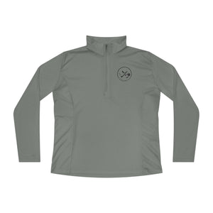 Clubs and Sticks Ladies Quarter-Zip Pullover