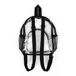 Clear Stadium Backpack - Transparent Security Backpack for Games & Events