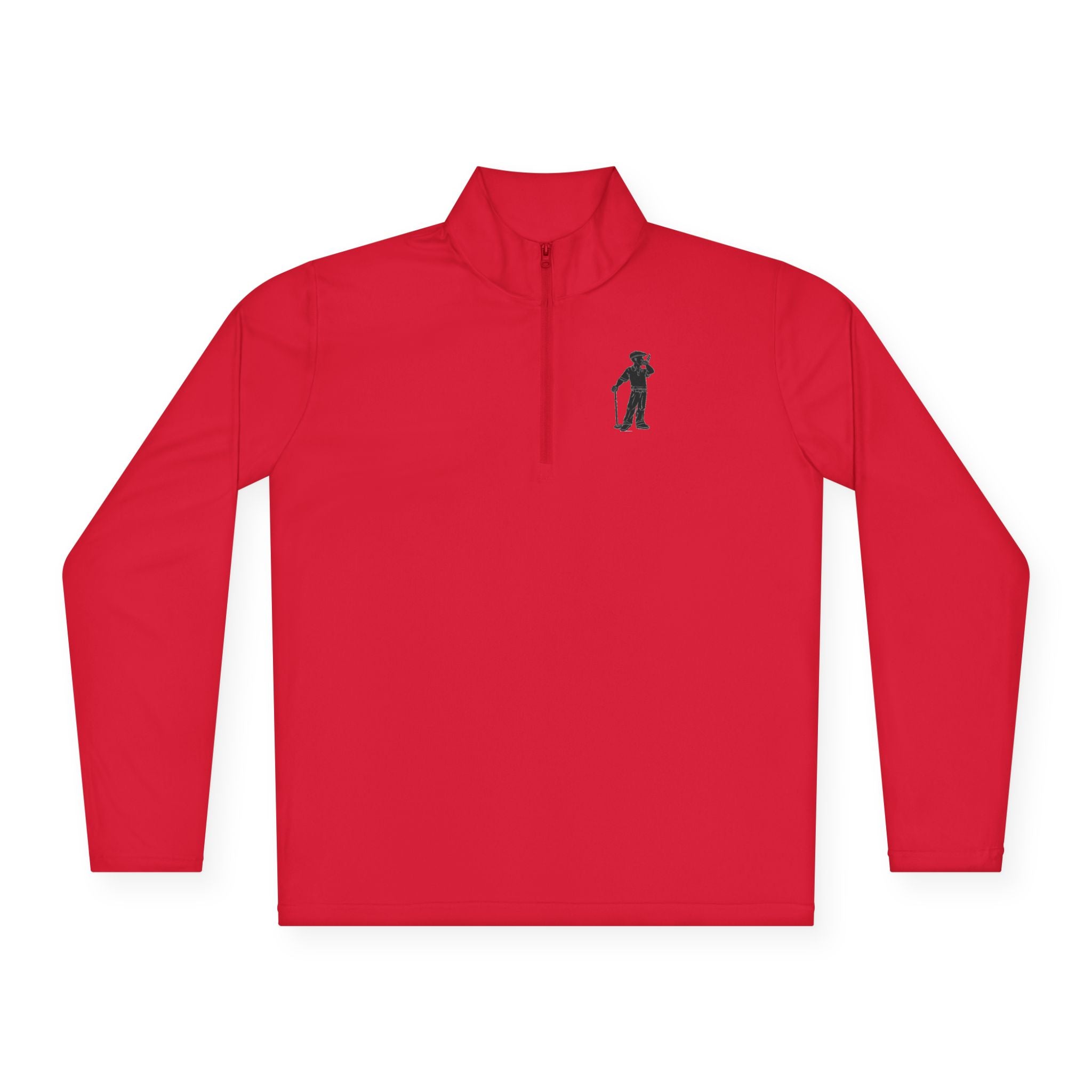 Male Golfer Quarter-Zip Pullover