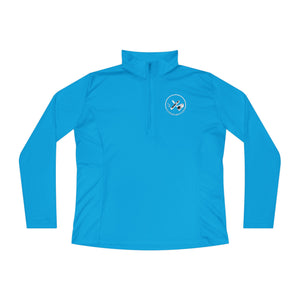 Clubs and Sticks Ladies Quarter-Zip Pullover