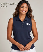 Women's Sleeveless UV Polo — Dry Zone Micro-Mesh Performance Polo