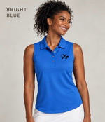 Women's Sleeveless UV Polo — Dry Zone Micro-Mesh Performance Polo