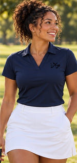 Women’s Performance Polo — Lightweight V-Neck Work Polo