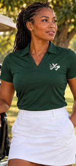 Women’s Performance Polo — Lightweight V-Neck Polo