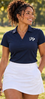 Women’s Performance Polo — Lightweight V-Neck Polo