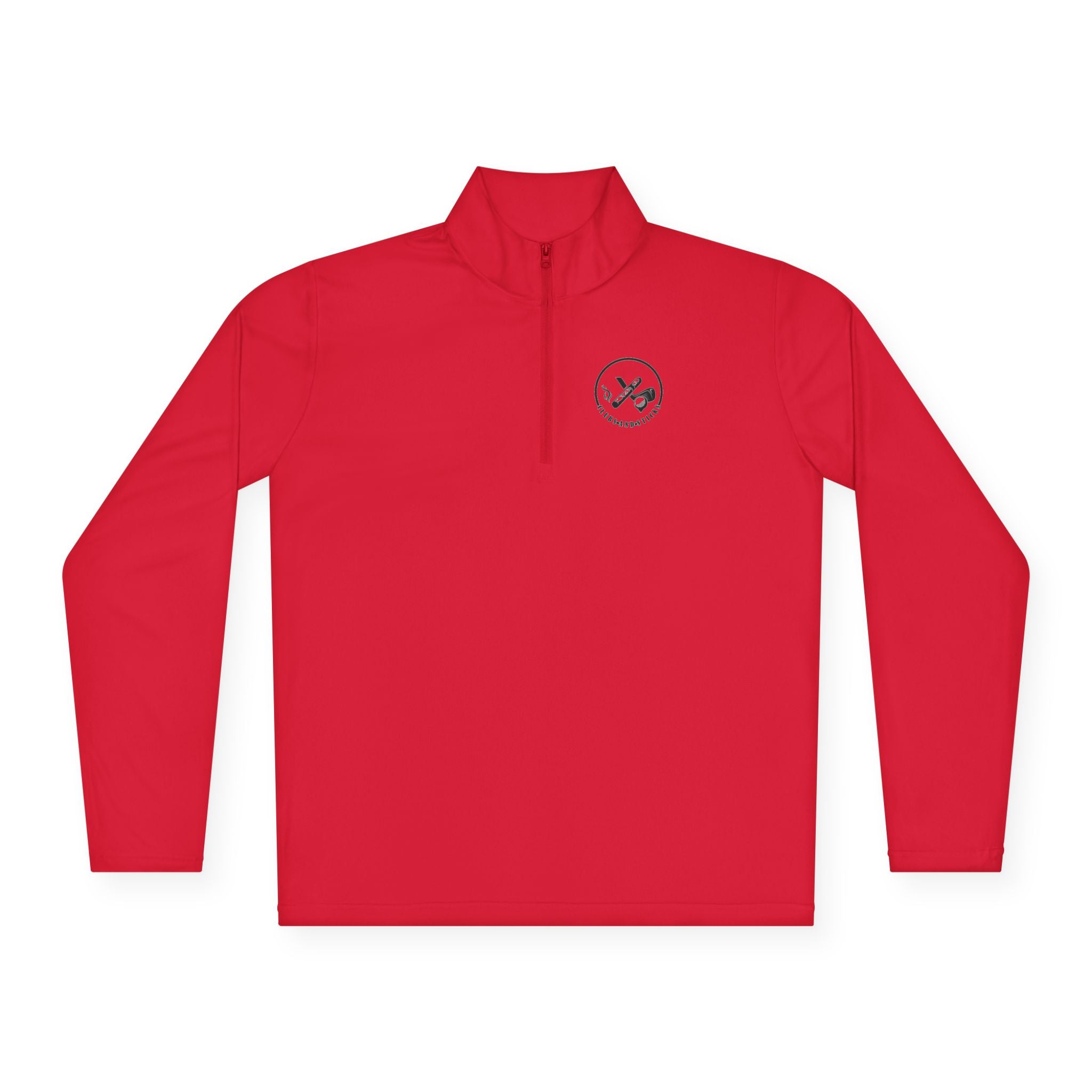 Clubs and Sticks Quarter-Zip Pullover