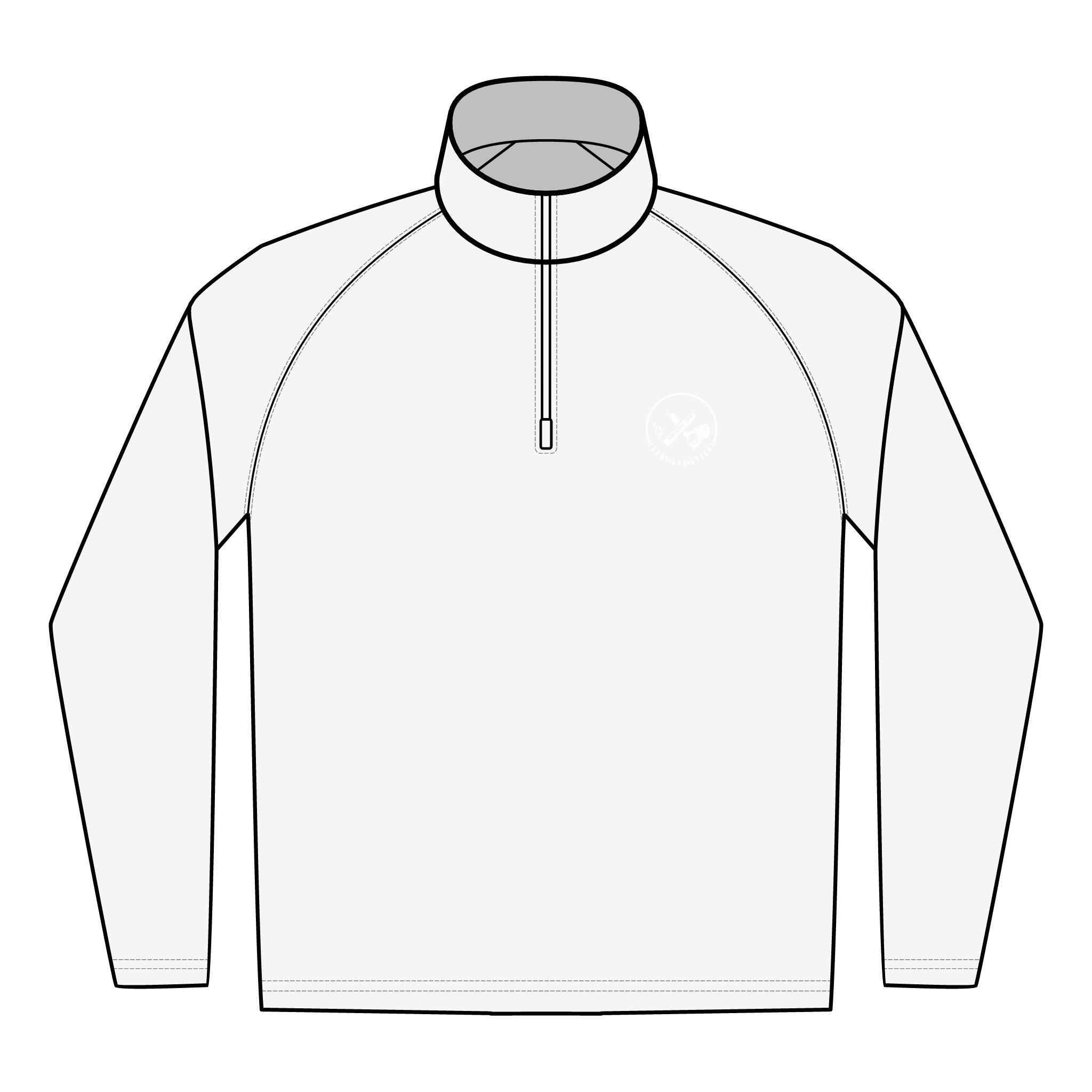 Quarter-Zip Embroidered Pullover