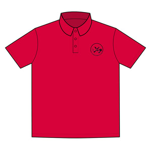 Clubs & Sticks Premium EMBROIDERED Performance Polo – Golf, Lifestyle & Everyday Wear - Black Logo