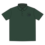 Clubs & Sticks Premium EMBROIDERED Performance Polo – Golf, Lifestyle & Everyday Wear - Black Logo