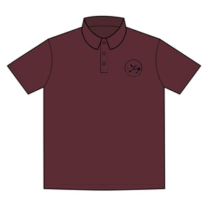 Clubs & Sticks Premium EMBROIDERED Performance Polo – Golf, Lifestyle & Everyday Wear - Black Logo