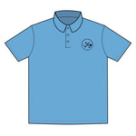 Clubs & Sticks Premium EMBROIDERED Performance Polo – Golf, Lifestyle & Everyday Wear - Black Logo
