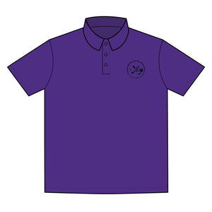 Clubs & Sticks Premium EMBROIDERED Performance Polo – Golf, Lifestyle & Everyday Wear - Black Logo