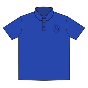 Clubs & Sticks Premium EMBROIDERED Performance Polo – Golf, Lifestyle & Everyday Wear - Black Logo