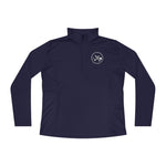 Clubs and Sticks Ladies Quarter-Zip Pullover