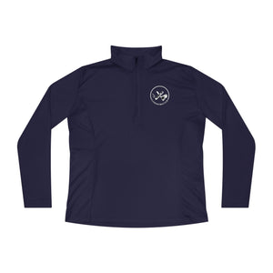 Clubs and Sticks Ladies Quarter-Zip Pullover