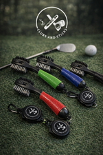 Clubs and Sticks Golf Brush