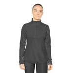 Clubs and Sticks Ladies Quarter-Zip Pullover