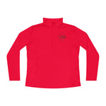 Clubs and Sticks Ladies Quarter-Zip Pullover