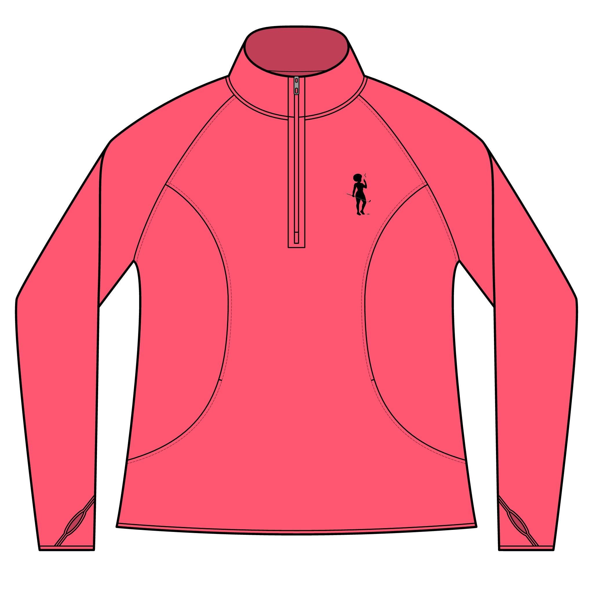 Foxy Ladies Sport-Wick Stretch Pullover - Embroidered