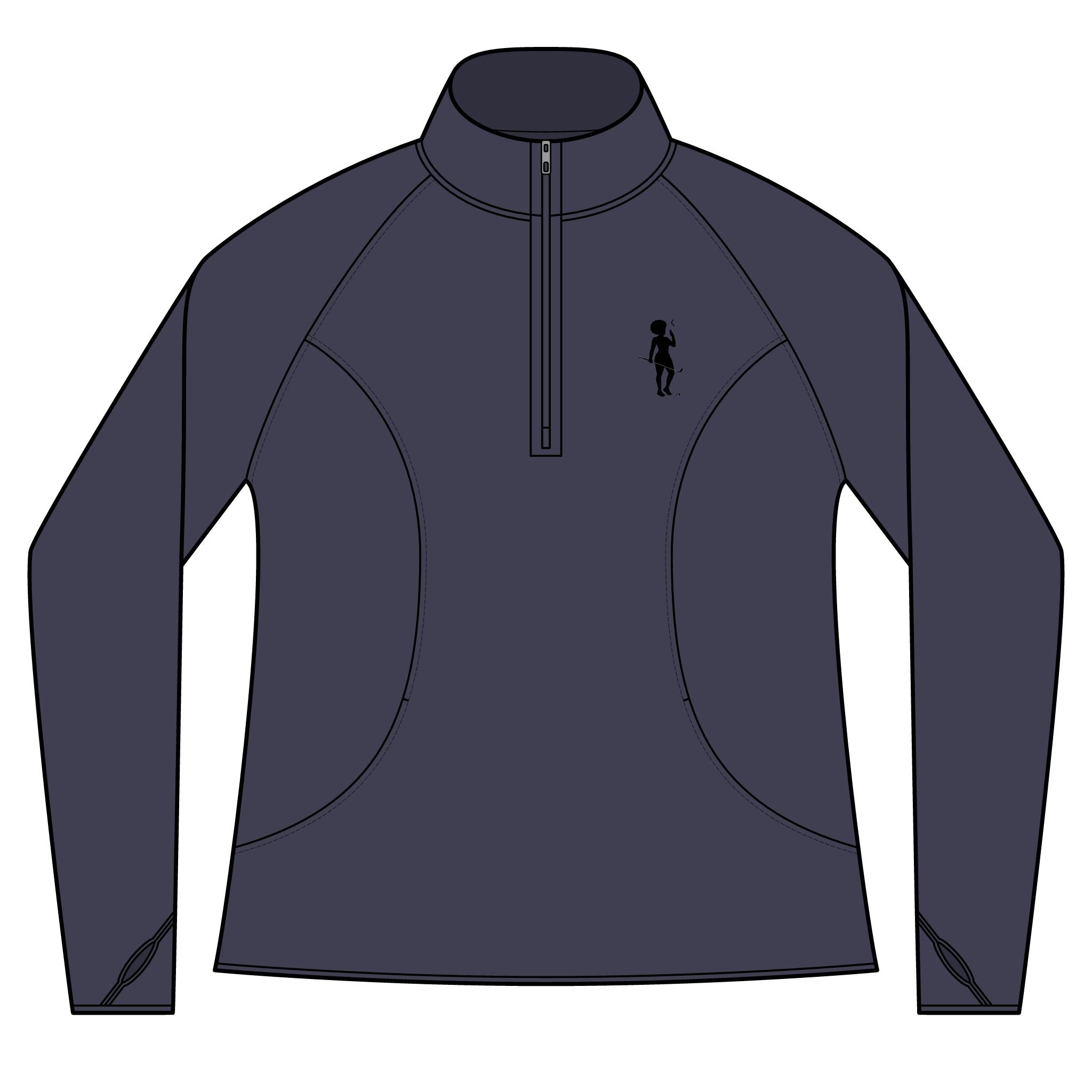 Foxy Ladies Sport-Wick Stretch Pullover - Embroidered
