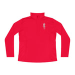 Female Golfer Ladies Quarter-Zip Pullover