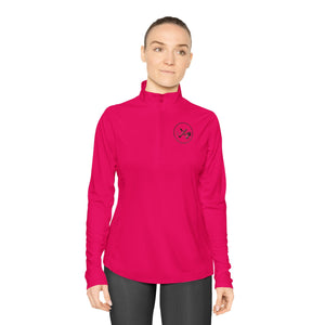 Clubs and Sticks Ladies Quarter-Zip Pullover