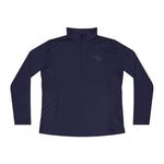 Clubs and Sticks Ladies Quarter-Zip Pullover