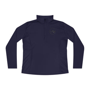 Clubs and Sticks Ladies Quarter-Zip Pullover