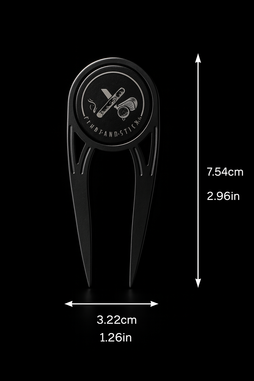 Clubs & Sticks Premium Golf Divot Tool